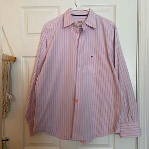 Mossimo Supply Co. Men's Light Pink Striped Shirt